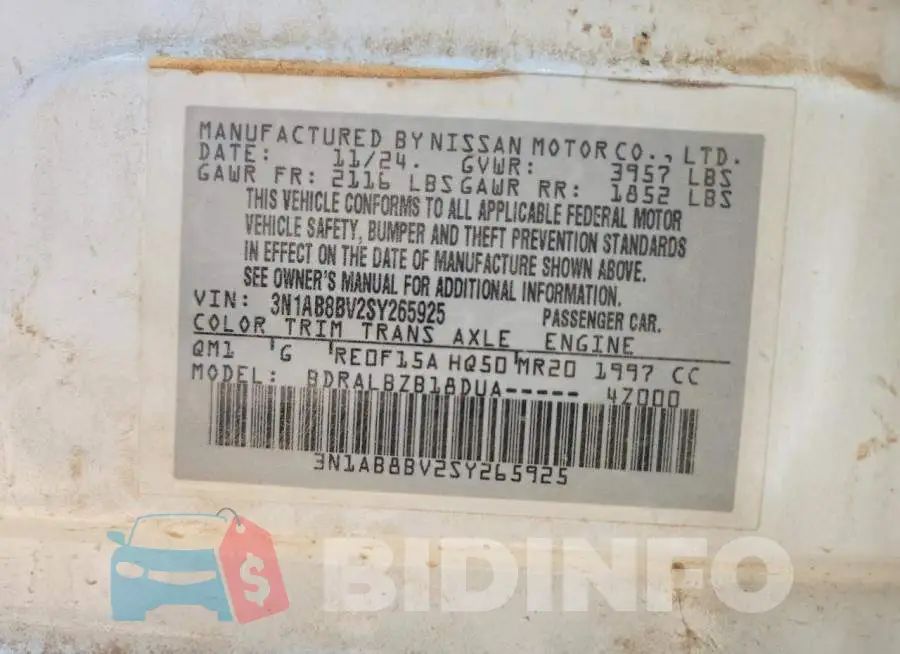 3N1AB8BV2SY265925 Photo# 12