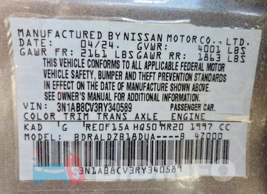 3N1AB8CV3RY340589 Photo# 13