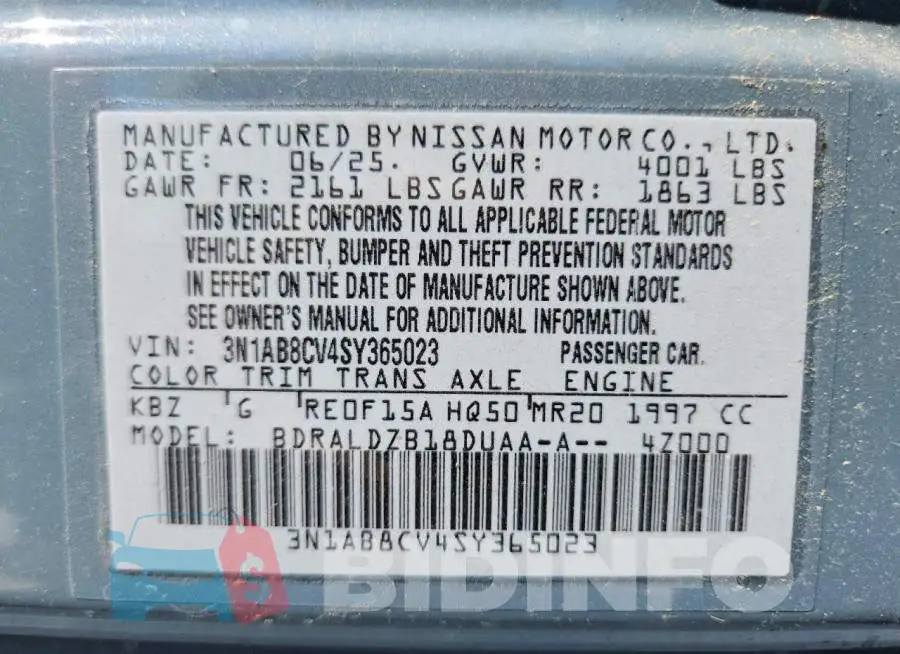 3N1AB8CV4SY365023 Photo# 13