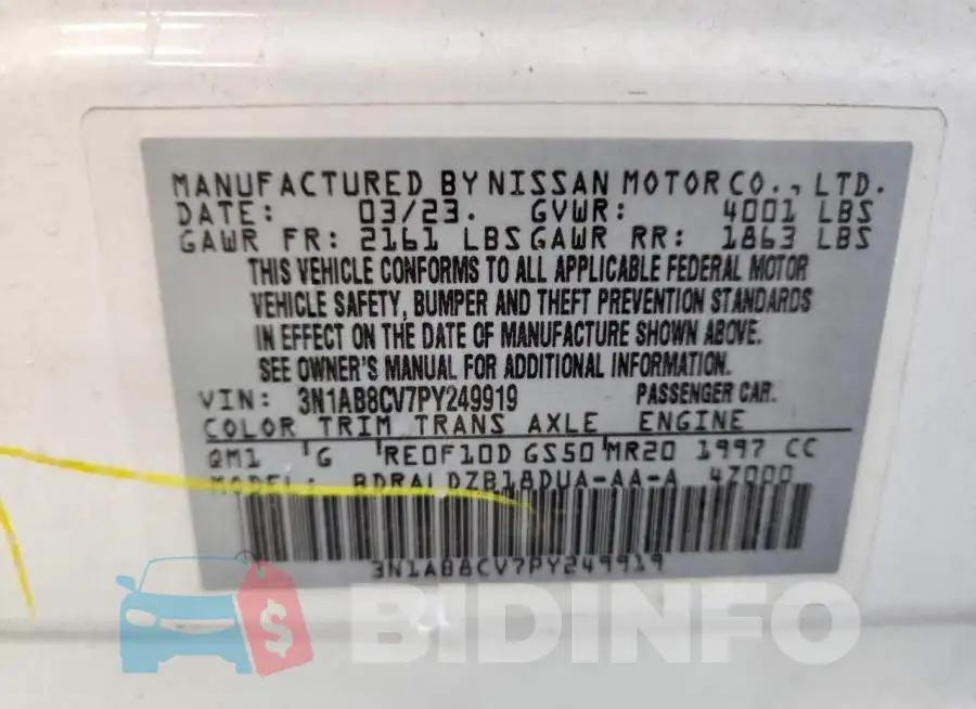 3N1AB8CV7PY249919 Photo# 12
