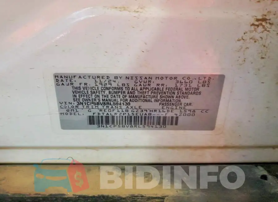 3N1CP5BV8RL594130 Photo# 12