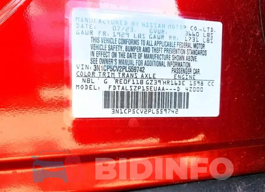 3N1CP5CV2PL559742 Photo# 14