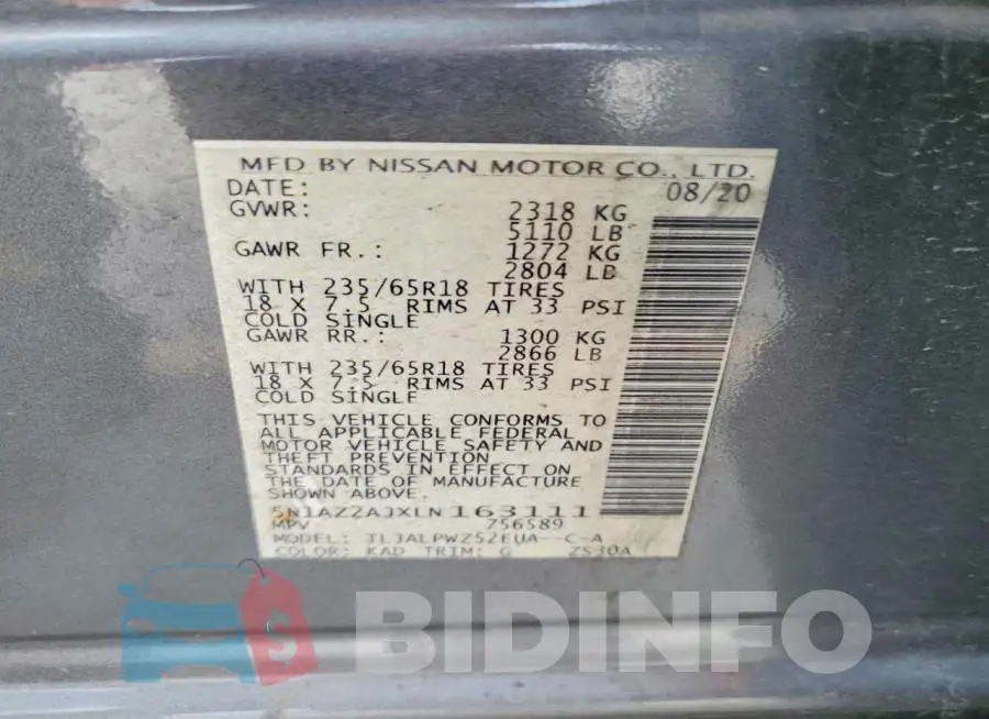 5N1AZ2AJXLN163111 Photo# 12