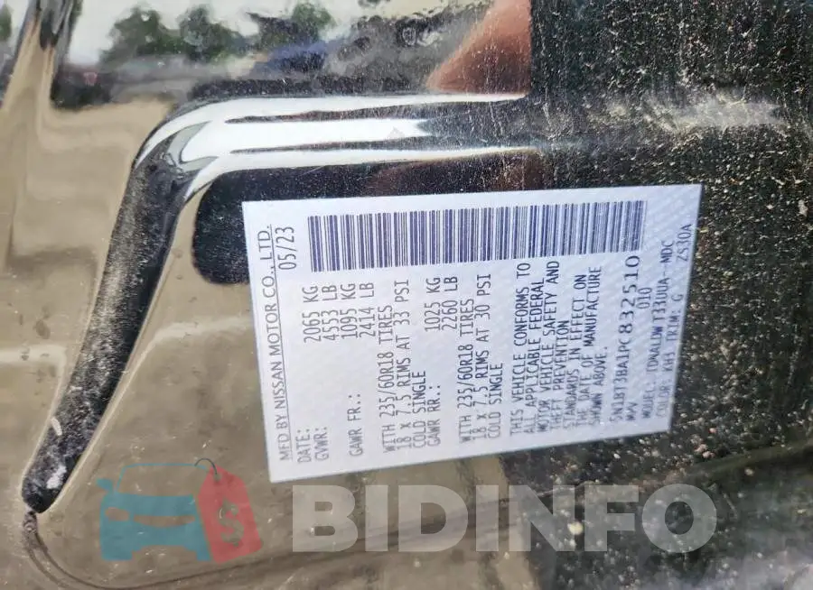 5N1BT3BA1PC832510 Photo# 13