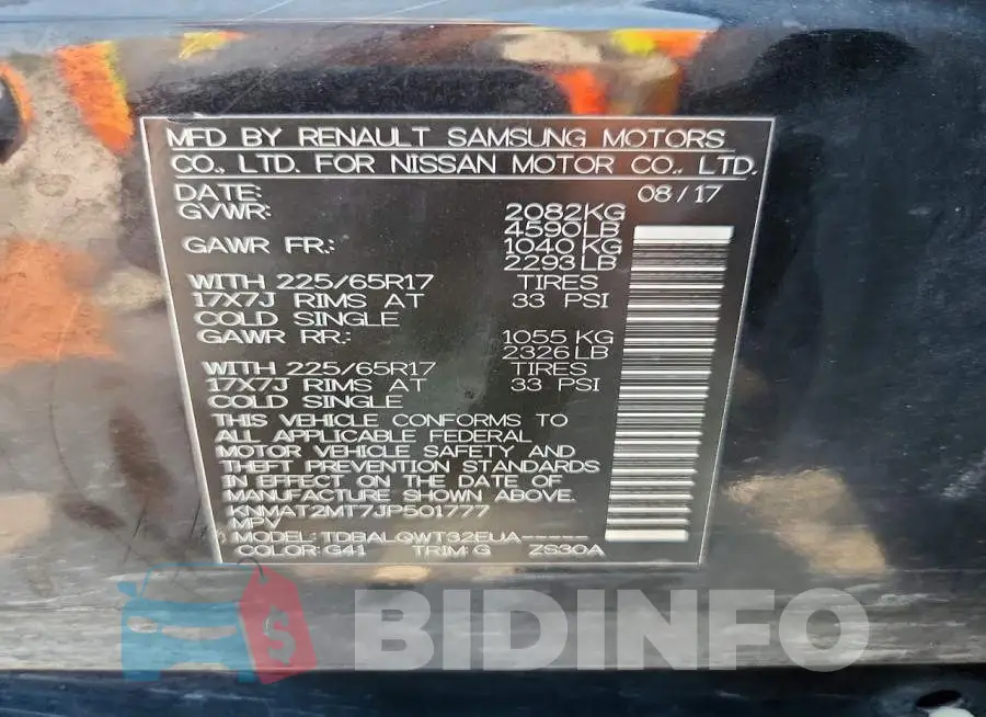 KNMAT2MT7JP501777 Photo# 13
