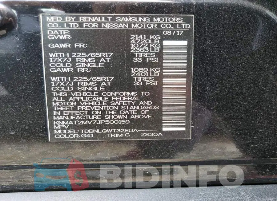 KNMAT2MV7JP500159 Photo# 13