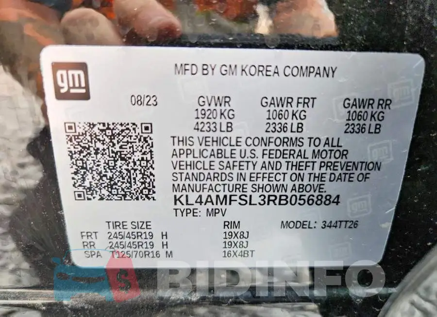 KL4AMFSL3RB056884 Photo# 14