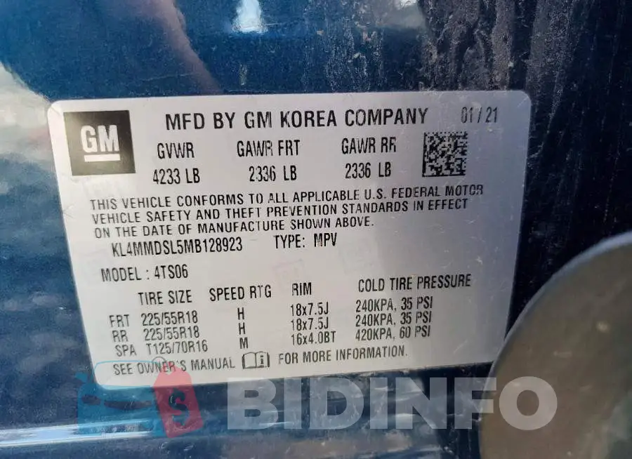 KL4MMDSL5MB128923 Photo# 12