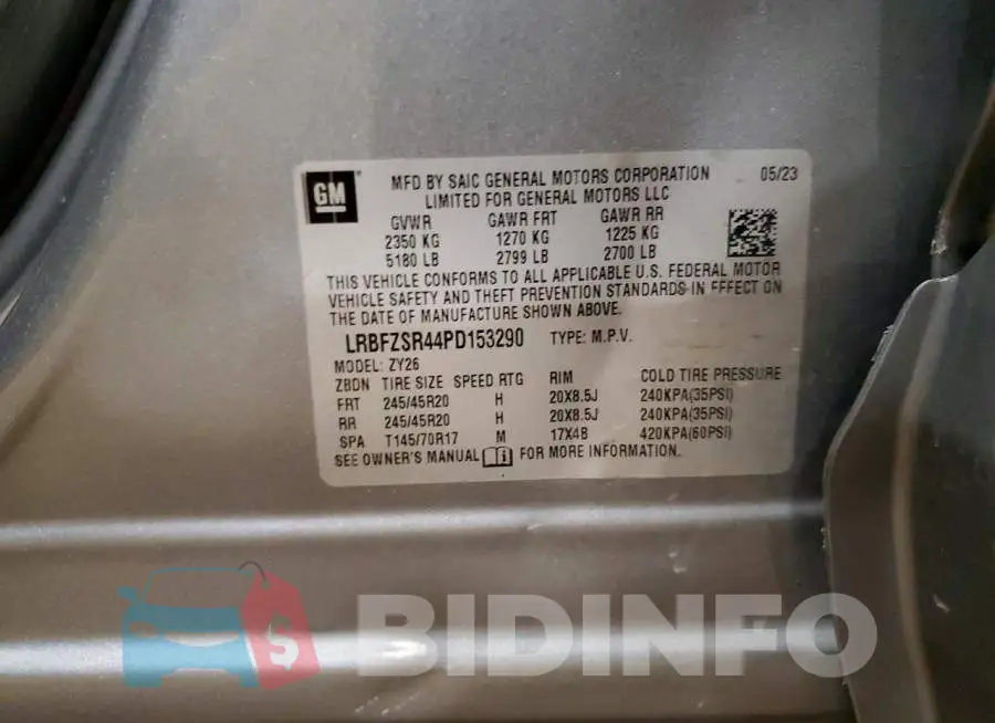 LRBFZSR44PD153290 Photo# 12