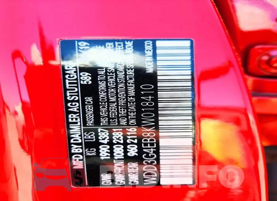WDD3G4EB8KW018410 Photo# 12