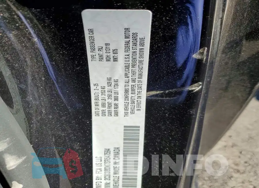 2C3CDBDK7SR547594 Photo# 12