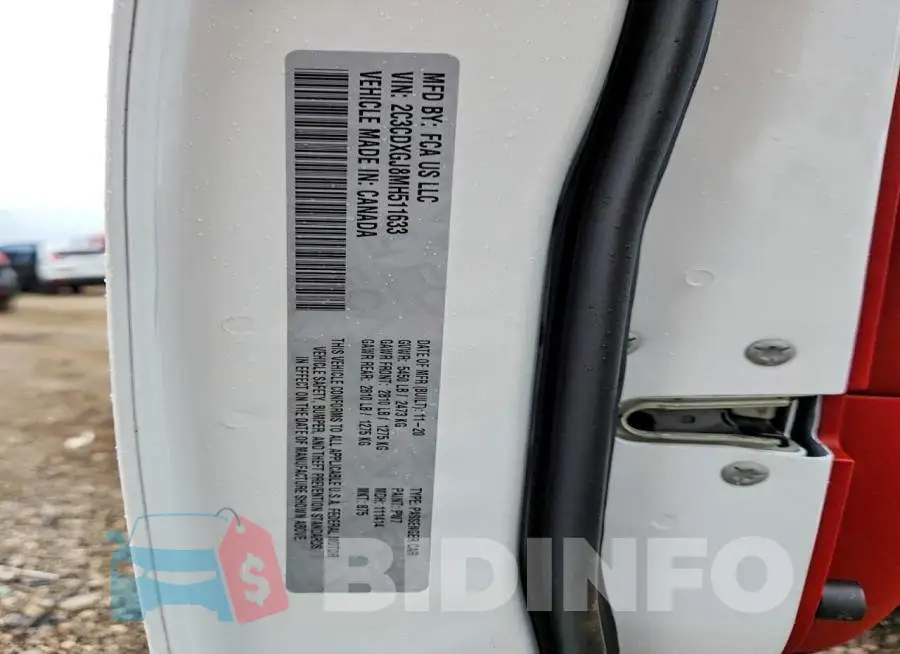 2C3CDXGJ8MH511633 Photo# 12