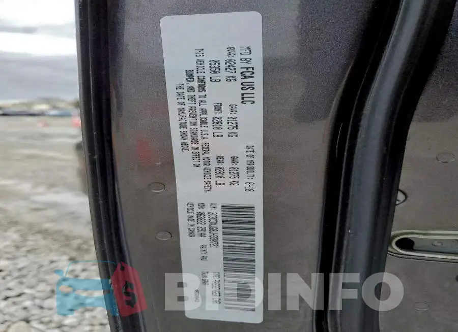2C3CDXJG8JH330721 Photo# 12