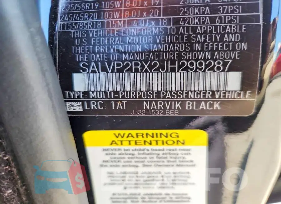 SALVP2RX2JH299287 Photo# 13