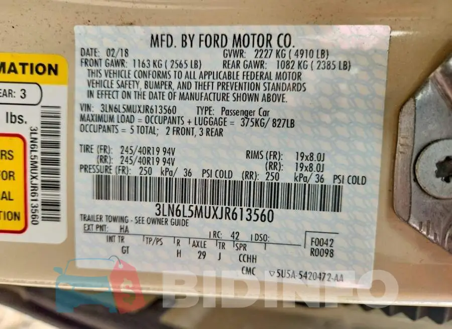 3LN6L5MUXJR613560 Photo# 12