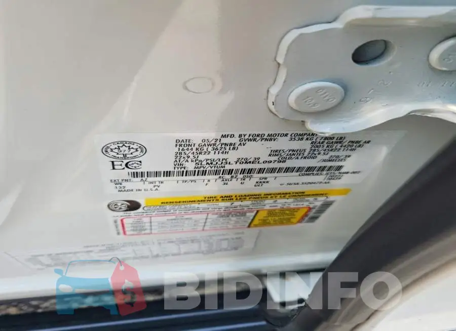 5LMJJ3LT0MEL09798 Photo# 13