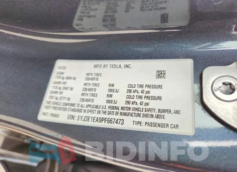 5YJ3E1EA9PF667473 Photo# 12