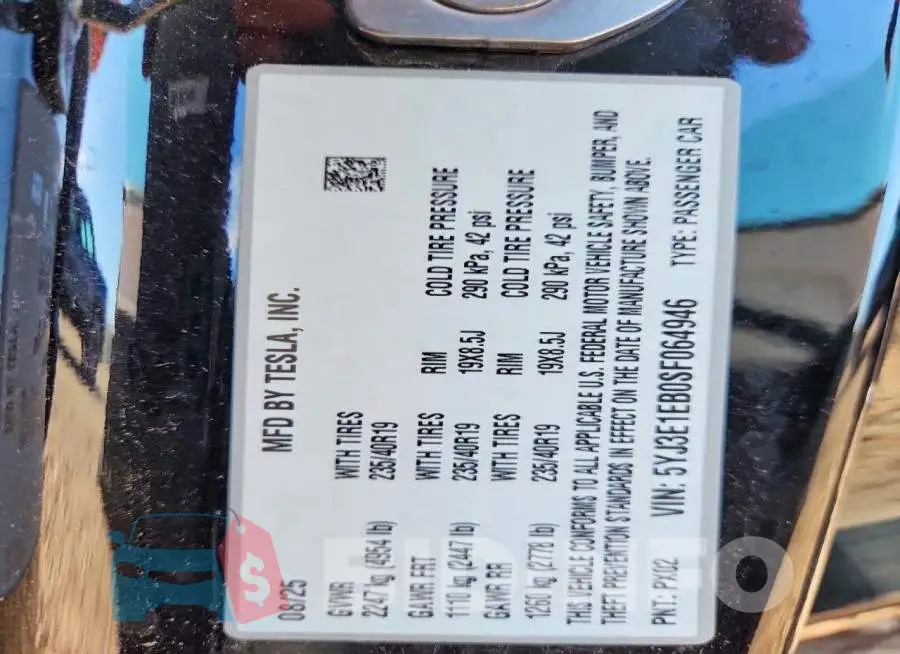 5YJ3E1EB0SF064946 Photo# 12