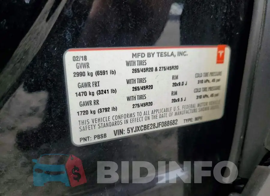 5YJXCBE28JF088682 Photo# 14