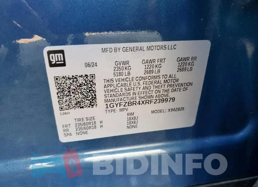1GYFZBR4XRF239979 Photo# 13