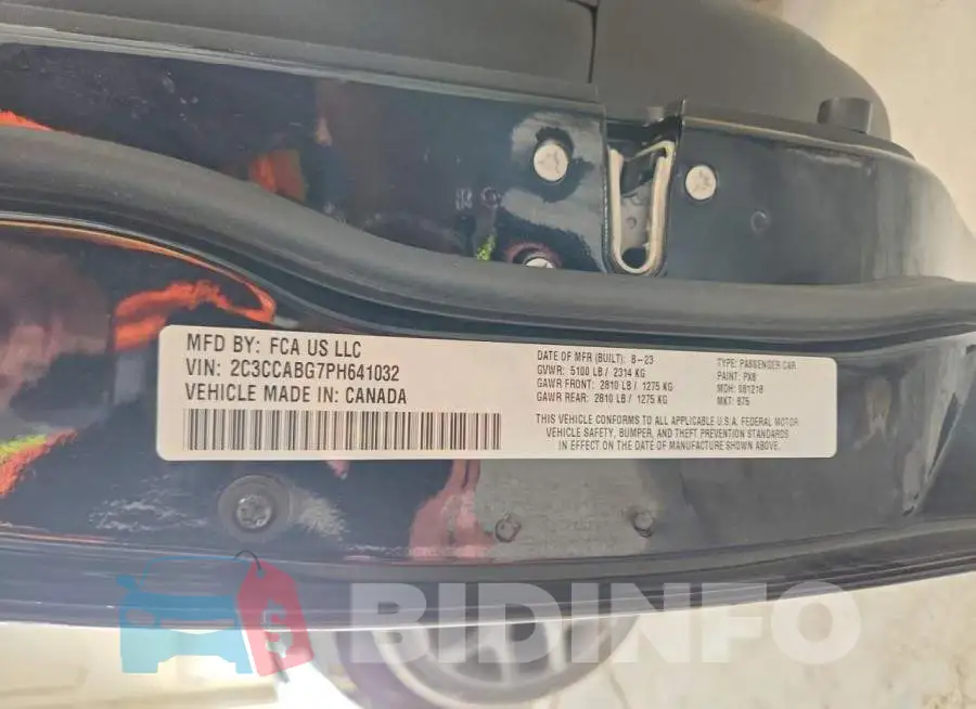 2C3CCABG7PH641032 Photo# 12