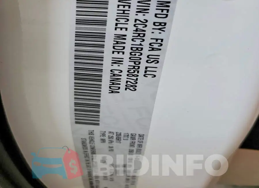 2C4RC1BG0PR587282 Photo# 14