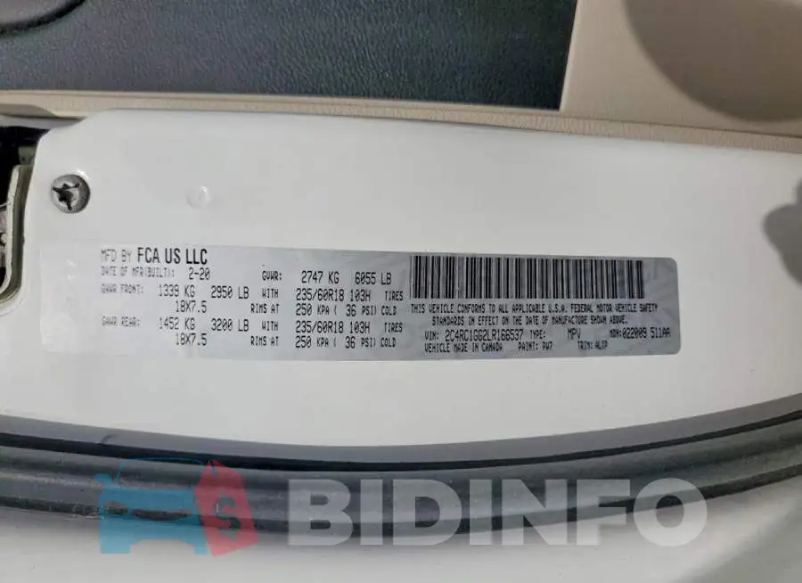 2C4RC1GG2LR166537 Photo# 14