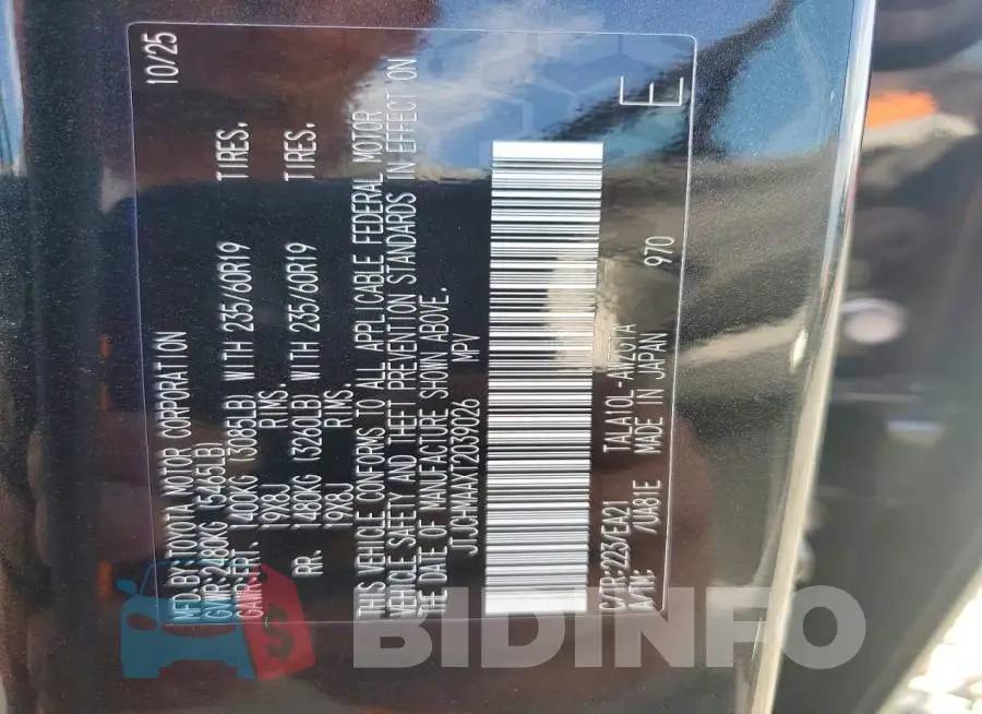 JTJCHMAAXT2039026 Photo# 14