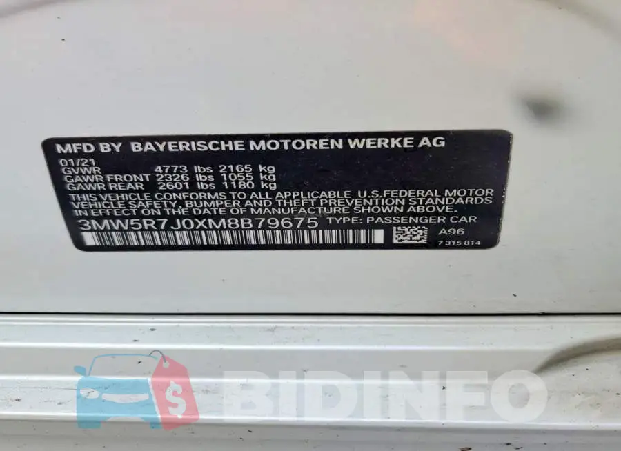 3MW5R7J0XM8B79675 Photo# 12