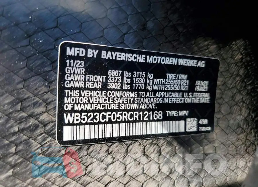 WB523CF05RCR12168 Photo# 14