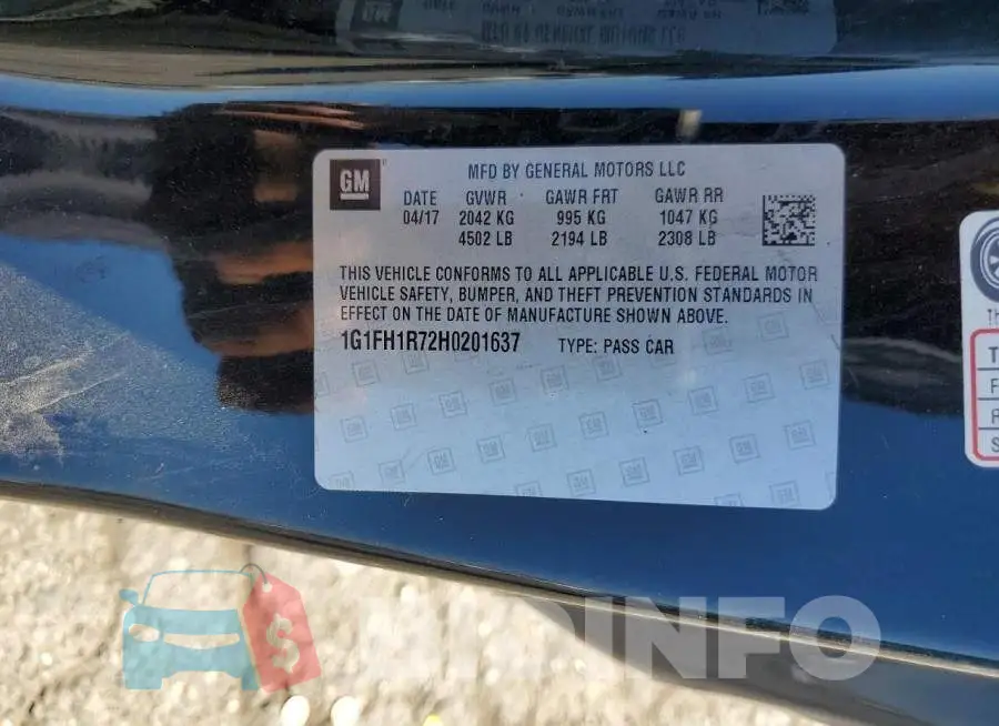 1G1FH1R72H0201637 Photo# 12