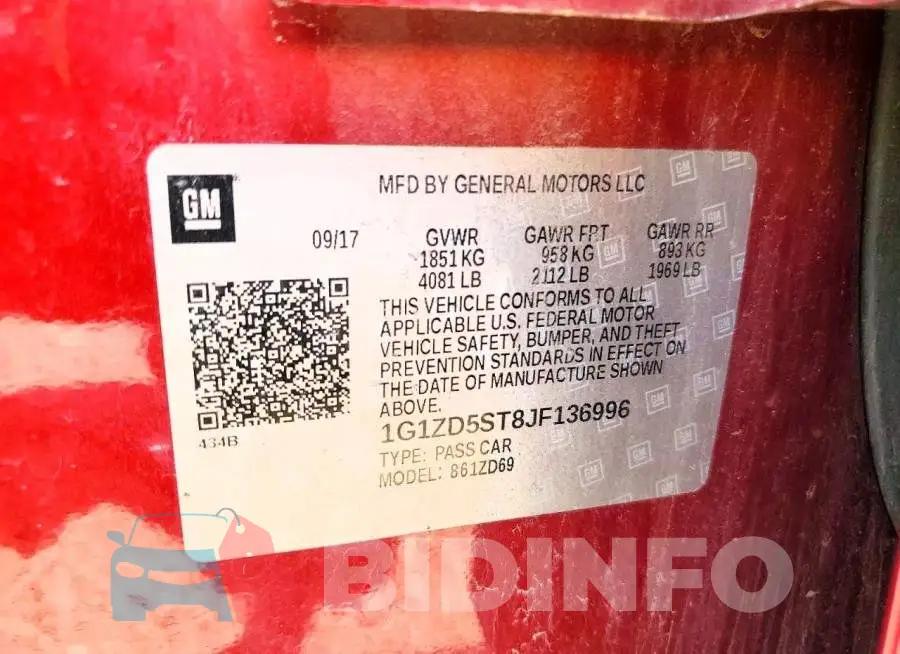 1G1ZD5ST8JF136996 Photo# 12