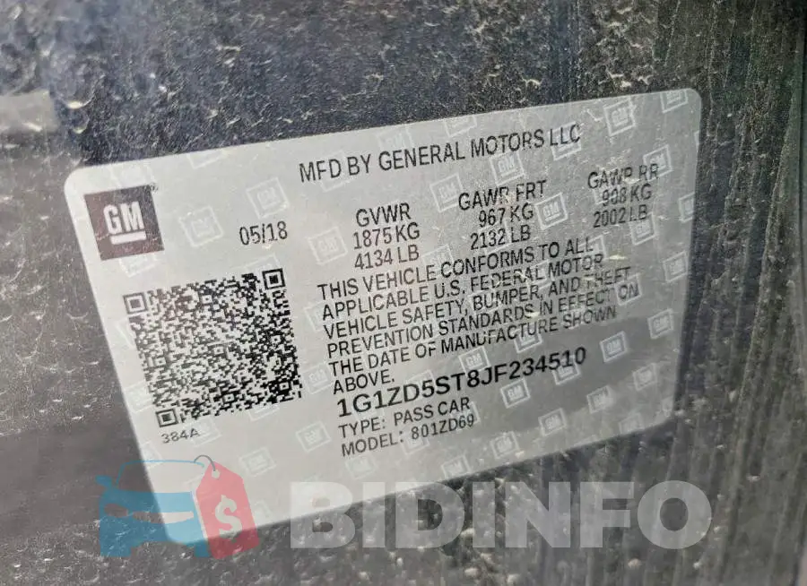 1G1ZD5ST8JF234510 Photo# 12