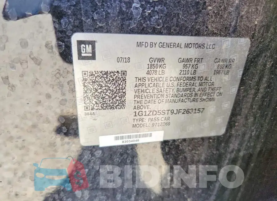 1G1ZD5ST9JF263157 Photo# 12