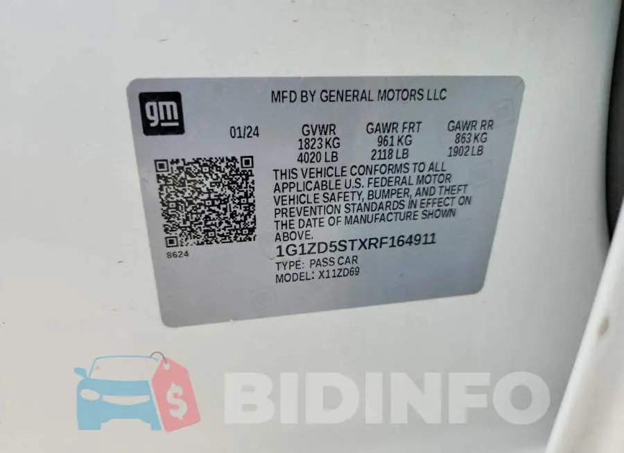 1G1ZD5STXRF164911 Photo# 12