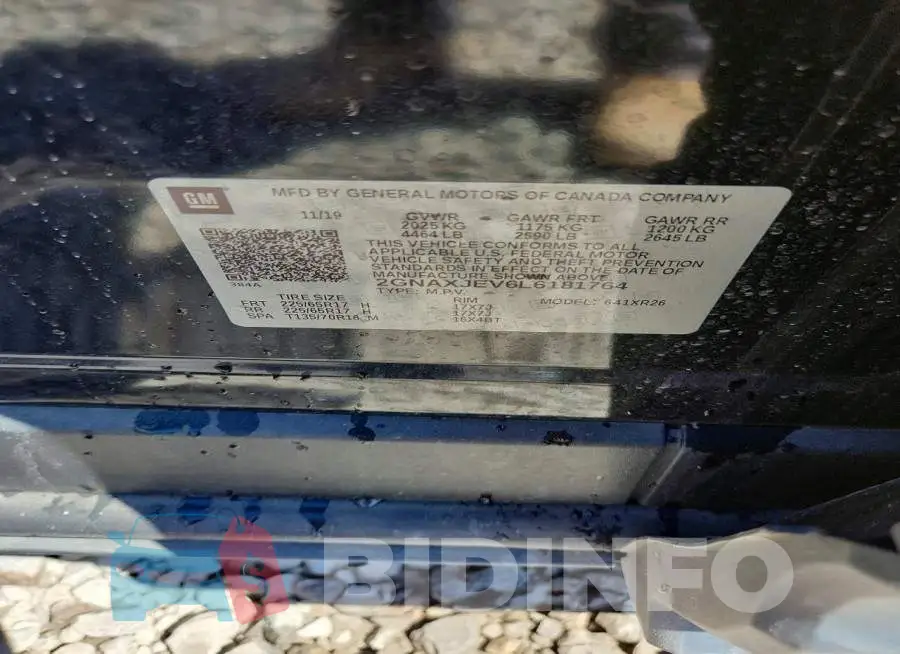 2GNAXJEV6L6181764 Photo# 13