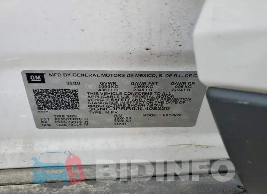 3GNCJPSB0JL408320 Photo# 13