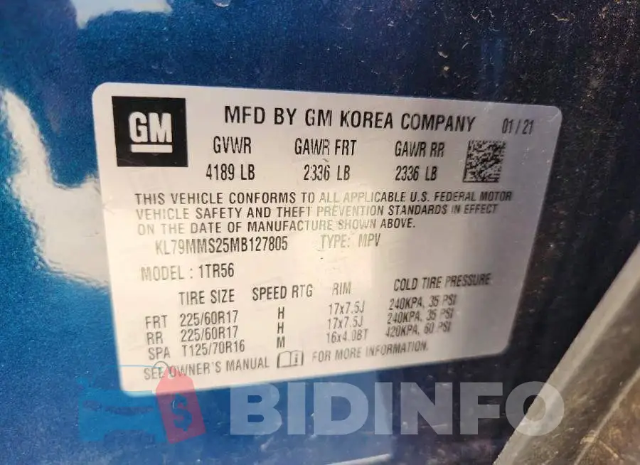 KL79MMS25MB127805 Photo# 13