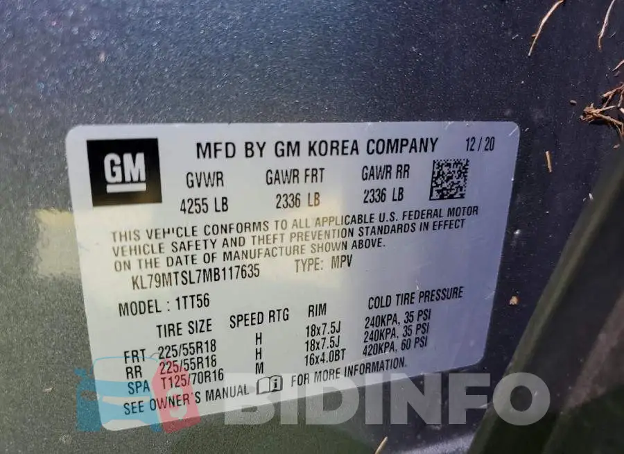 KL79MTSL7MB117635 Photo# 13