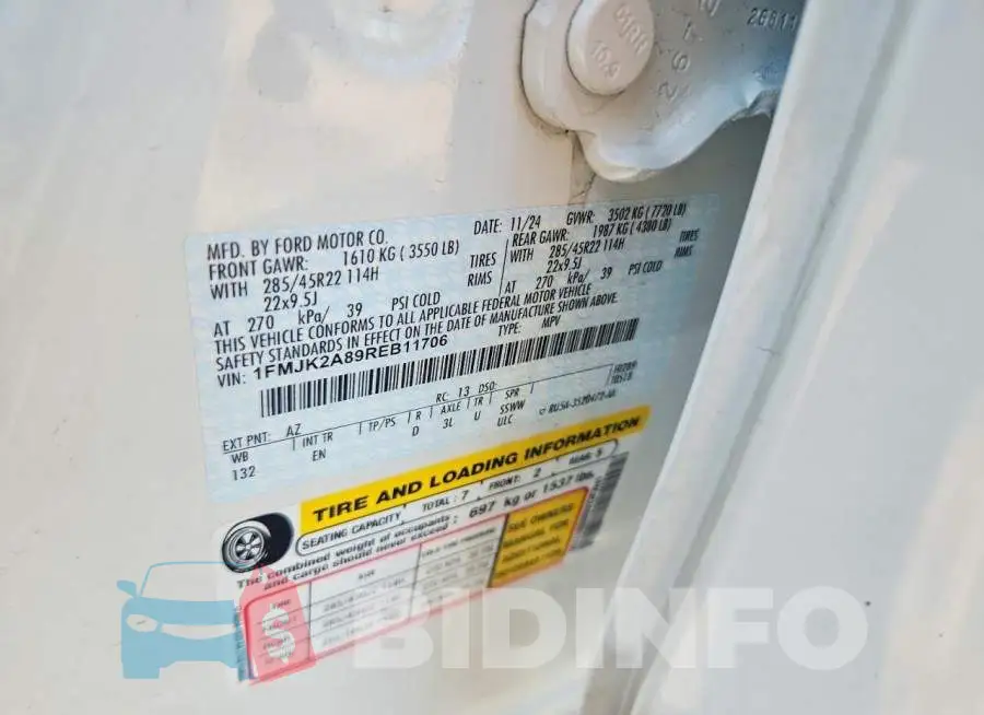 1FMJK2A89REB11706 Photo# 14