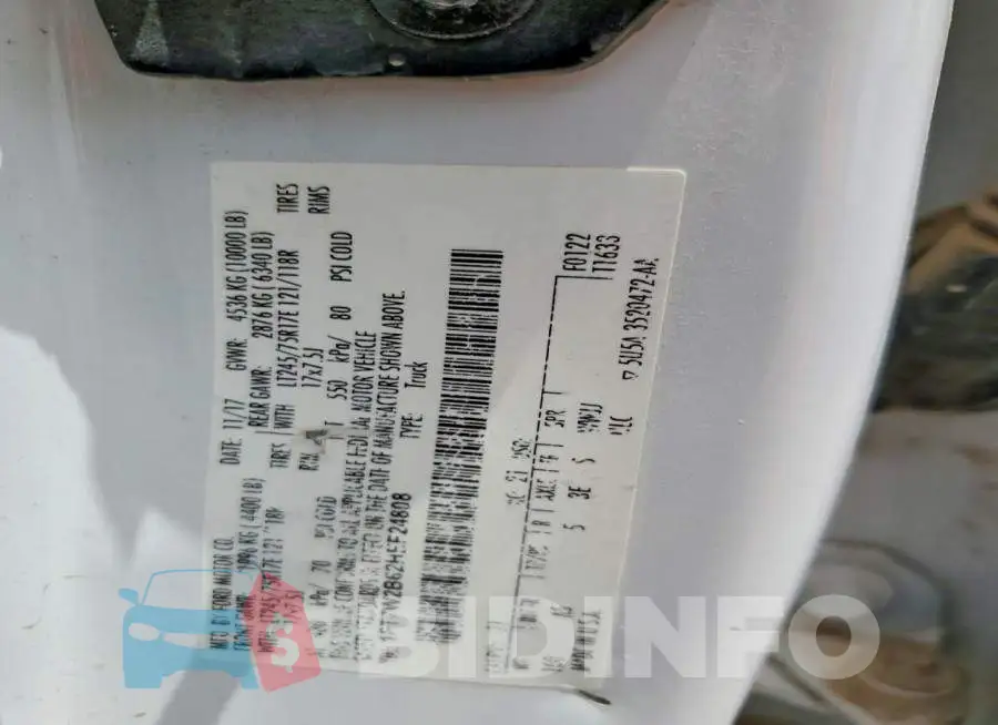 1FT7W2B62HEF24808 Photo# 12