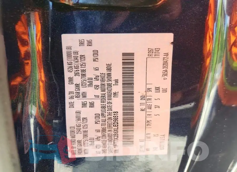1FT7X2B6XLED56518 Photo# 12