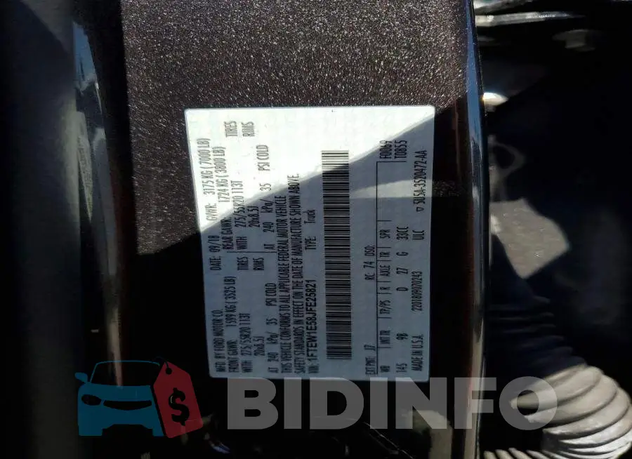 1FTEW1E58JFE25821 Photo# 12