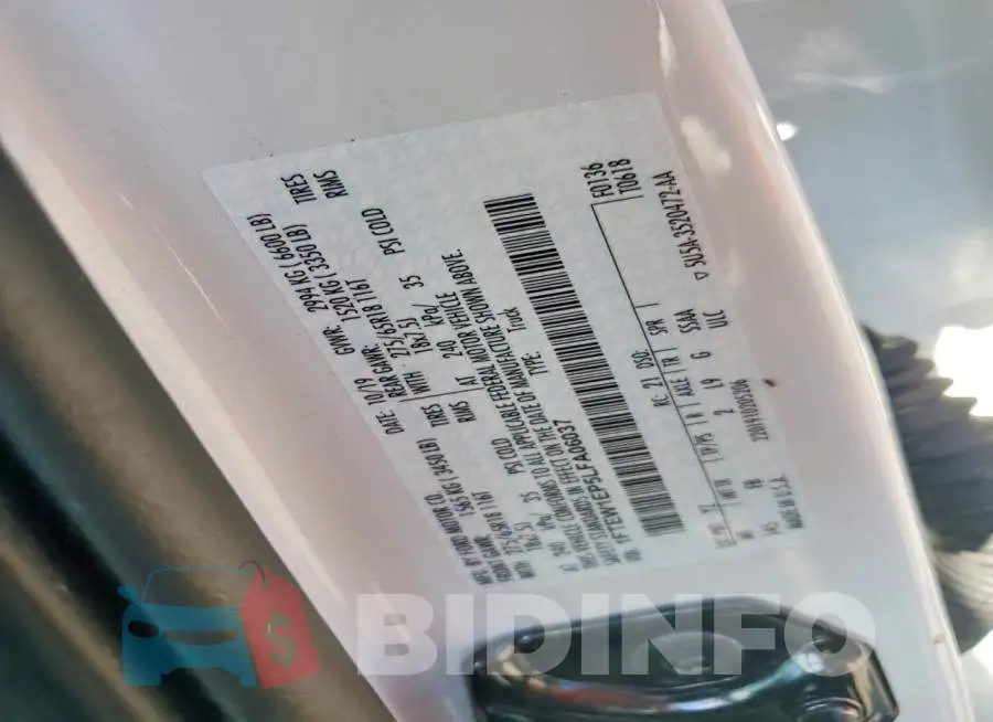 1FTEW1EP5LFA06037 Photo# 12