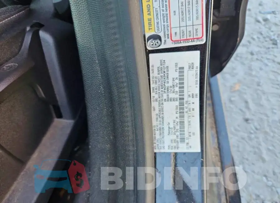 3FADP4GX0KM121124 Photo# 12