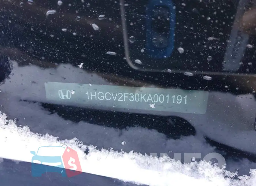 1HGCV2F30KA001191 Photo# 13