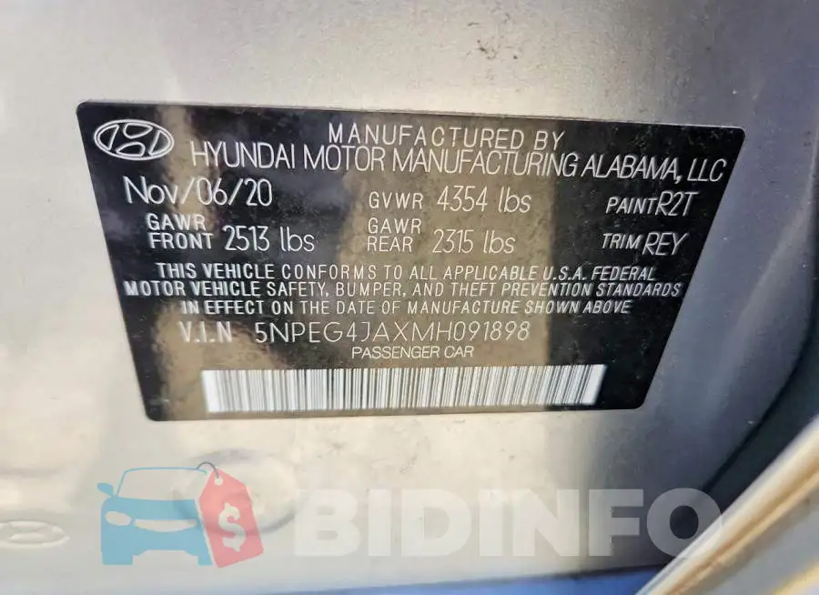 5NPEG4JAXMH091898 Photo# 12