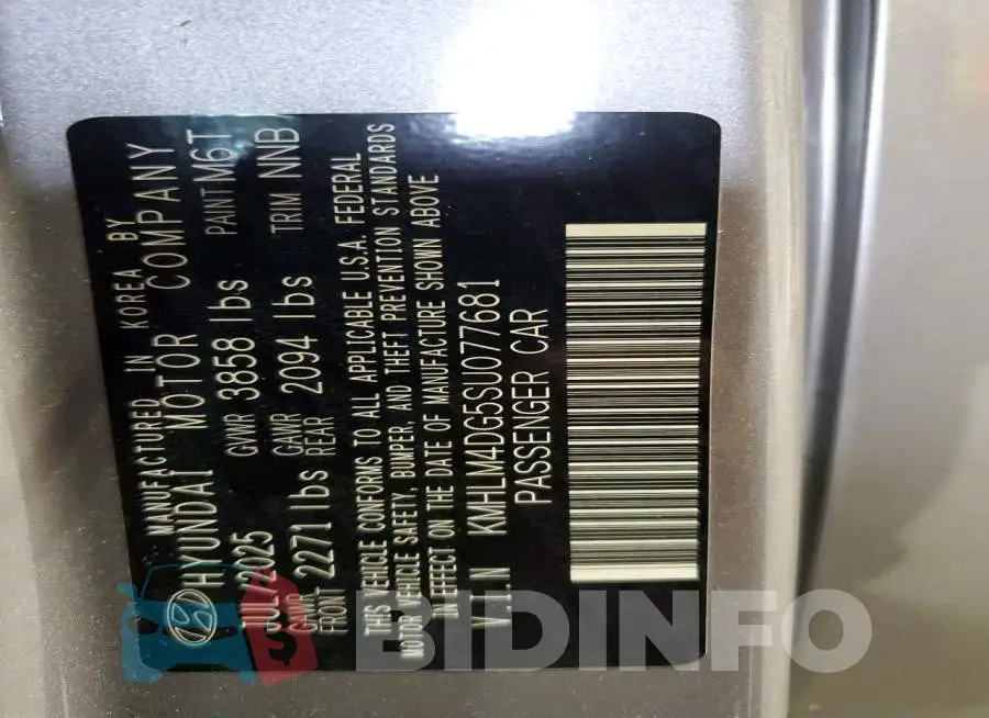 KMHLM4DG5SU077681 Photo# 13