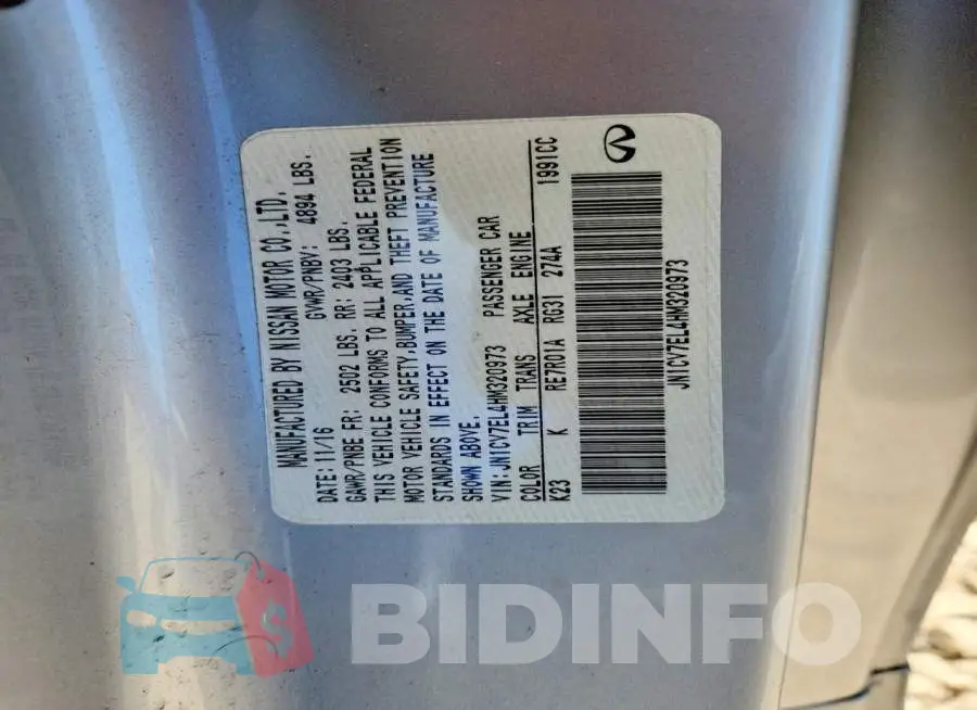 JN1CV7EL4HM320973 Photo# 12