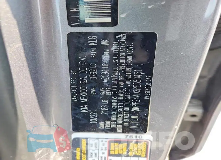 3KPF24AD3PE553451 Photo# 12